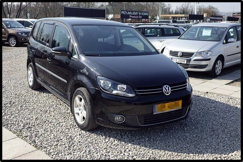 Czarny (metalik) Używany 2015 VW Touran Minivan | 45 990 zł (Dość drogi) - Obraz 1/4