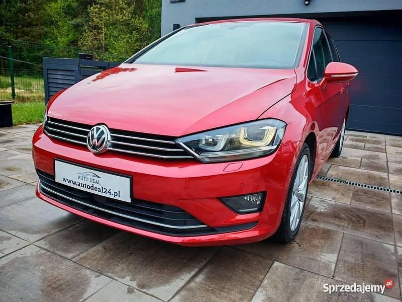 Używany VW Golf Sportsvan 125 KM (91 kW) 2015 Bordowy Minivan