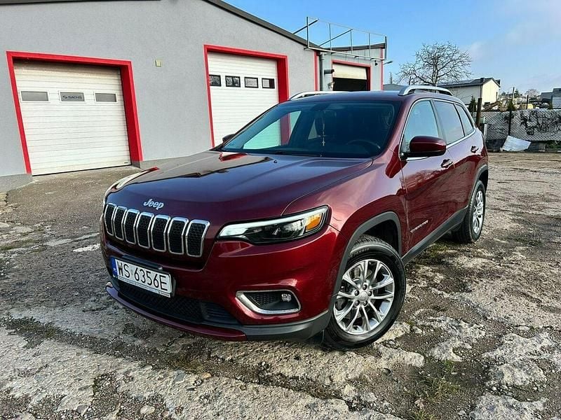 Czerwony ciemny (metalik) Używany 2019 Jeep Cherokee SUV | 72 000 zł - Obraz 1/4