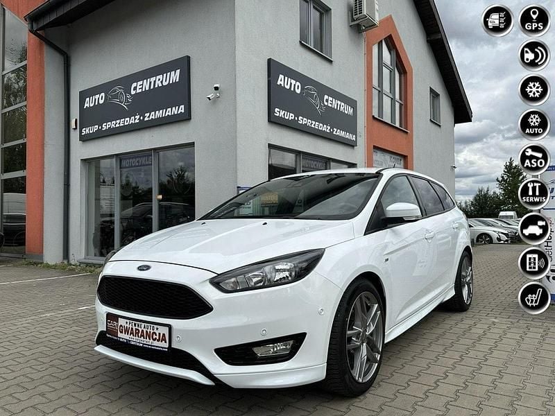 Biały Używany 2018 Ford Focus Kombi | 37 900 zł (Dobra cena) - Obraz 1/4