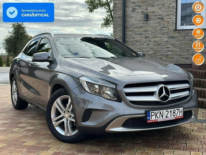 Szary Używany 2014 Mercedes GLA200 SUV | 55 000 zł - Obraz 1/4
