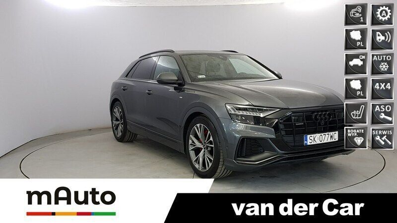 Szary Używany 2022 Audi Q8 Ambiente SUV | 359 900 zł - Obraz 1/4