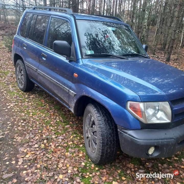 Niebieski Używany 2001 Mitsubishi Pajero SUV | 13 500 zł - Obraz 1/4