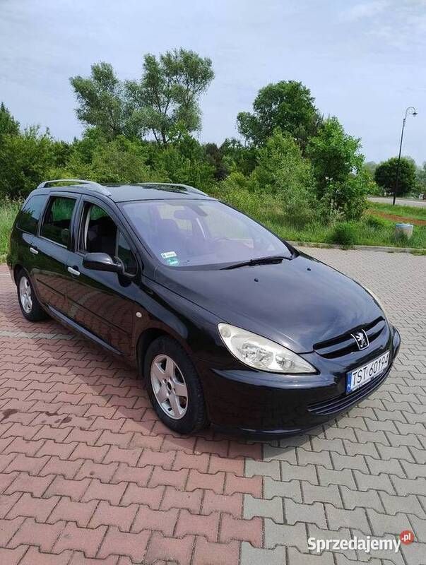 Czarny Używany 2005 Peugeot 307 Kombi | 3900 zł (Dobra cena) - Obraz 1/4