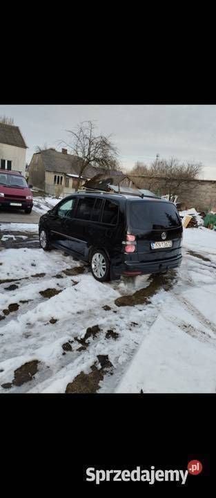 Czarny Używany 2008 VW Touran Minivan | 14 900 zł (Dość drogi) - Obraz 1/1