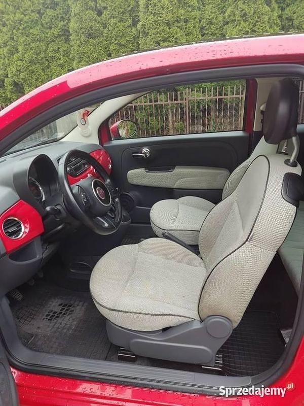 Używany Fiat 500 2009 Czerwony Hatchback