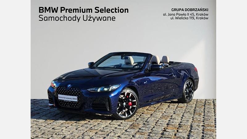 Niebieski tanzanite bmw individual metalizowany Używany 2025 BMW 430 Cabriolet Comfort Edition Kabriolet | 299 000 zł - Obraz 1/3