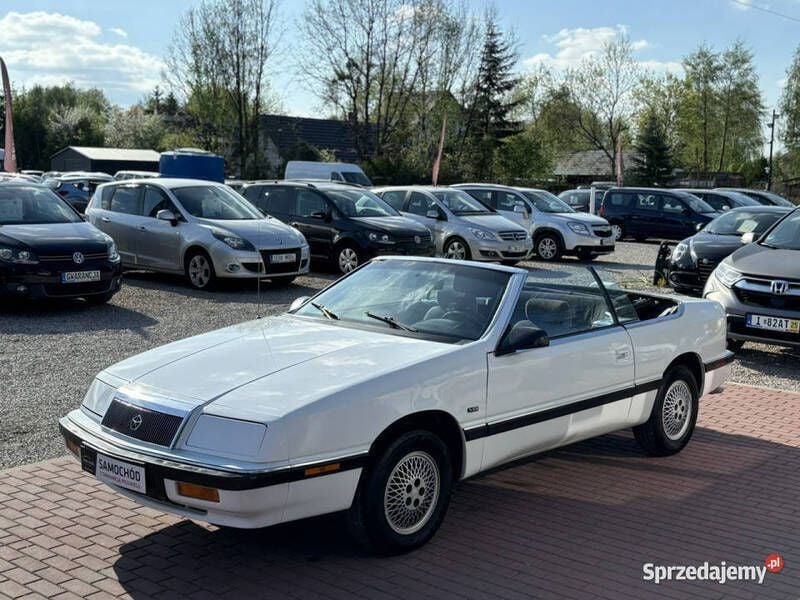 Biały Używany 1991 Chrysler Le Baron Kabriolet | 15 500 zł - Obraz 1/4