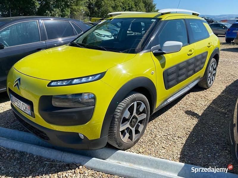 Żółty Używany 2014 Citroën C4 Cactus PureTech Hatchback | 16 300 zł - Obraz 1/4