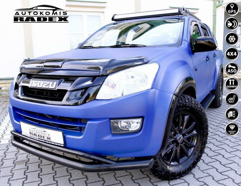 Niebieski Używany 2014 Isuzu D-Max Pickup | 68 999 zł - Obraz 1/4