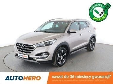 Szary Używany 2017 Hyundai Tucson SUV | 66 600 zł (Dobra cena) - Obraz 1/3