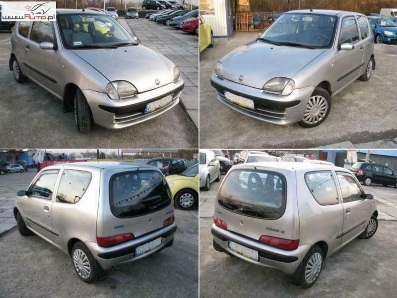Używany Fiat Seicento 55 KM (40 kW) 2002 Srebrny (metalik) Hatchback