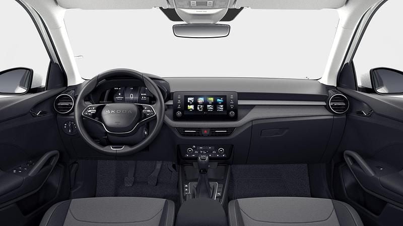 Nowe Skoda Fabia Drive 85 KM (62 kW) 2026 Biel moon metalizowany Hatchback