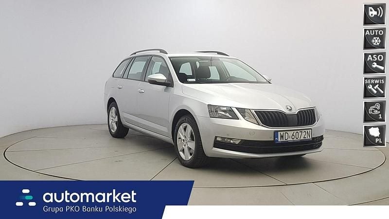 Srebrny Używany 2020 Skoda Octavia Kombi | 62 850 zł (Dobra cena) - Obraz 1/4