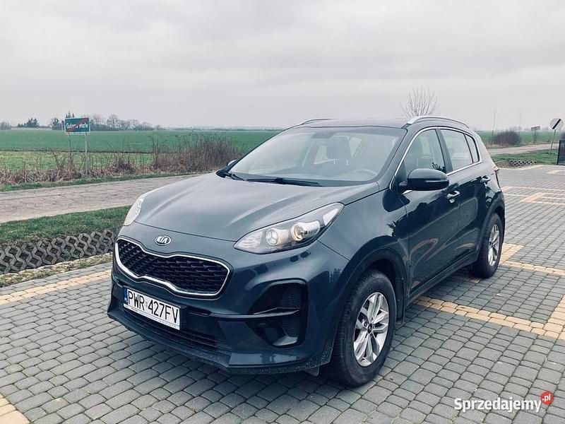 Szary Używany 2019 Kia Sportage SUV | 62 500 zł (Dobra cena) - Obraz 1/4