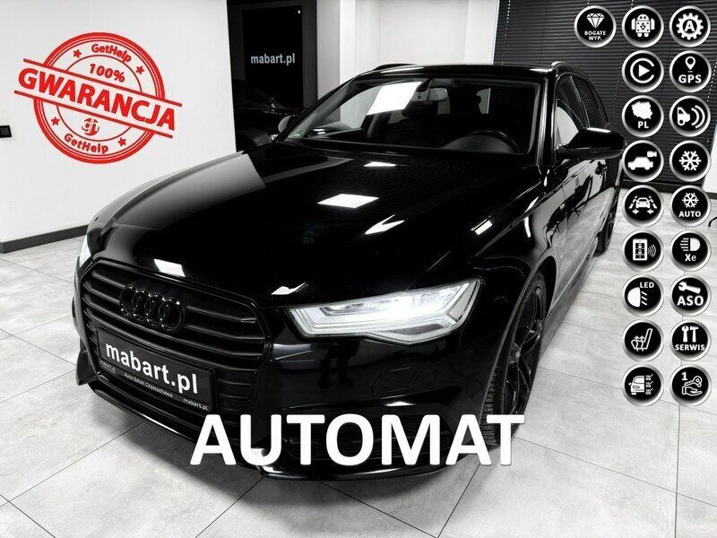 Czarny (metalik) Używany 2017 Audi A6 Kombi | 89 000 zł (Dość drogi) - Obraz 1/4