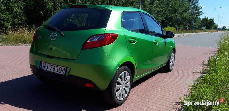 Zielony Używany 2008 Mazda 2 Hatchback | 7300 zł - Obraz 1/4