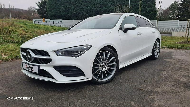 Biały Używany 2020 Mercedes CLA200 Kombi | 119 900 zł (Dość drogi) - Obraz 1/4
