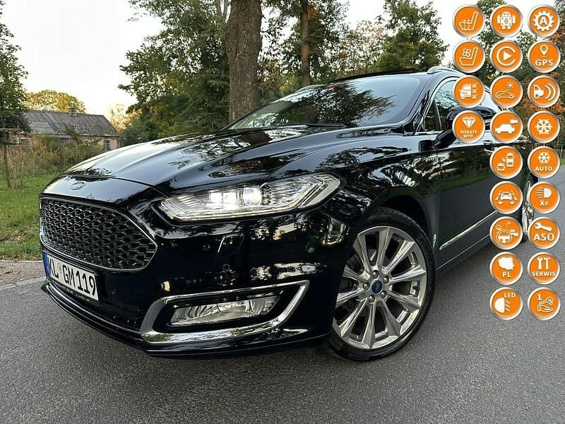Czarny (metalik, perła) Używany 2016 Ford Mondeo Vignale Kombi | 56 900 zł (Uczciwa cena) - Obraz 1/4