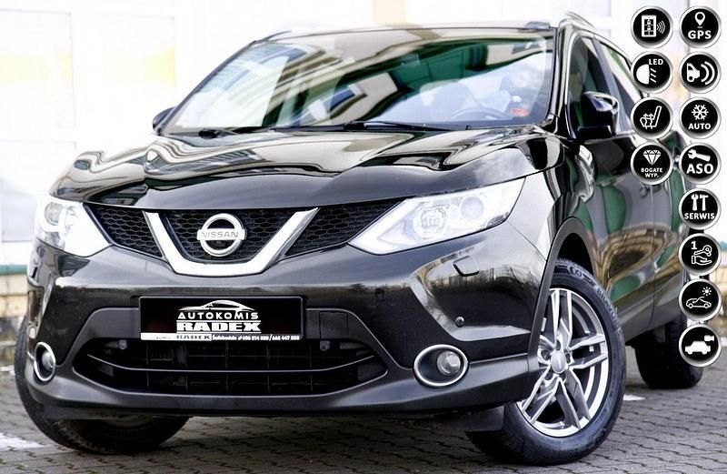 Czarny Używany 2017 Nissan Qashqai Tekna+ SUV | 45 999 zł (Super Cena) - Obraz 1/4