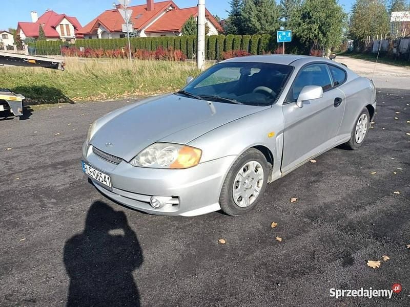 Srebrny Używany 2002 Hyundai Coupé Coupe | 2700 zł - Obraz 1/4