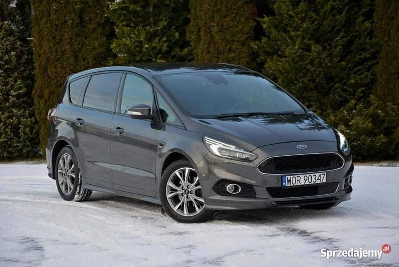 Szary Używany 2019 Ford S-MAX ST Minivan | 67 900 zł (Uczciwa cena) - Obraz 1/4