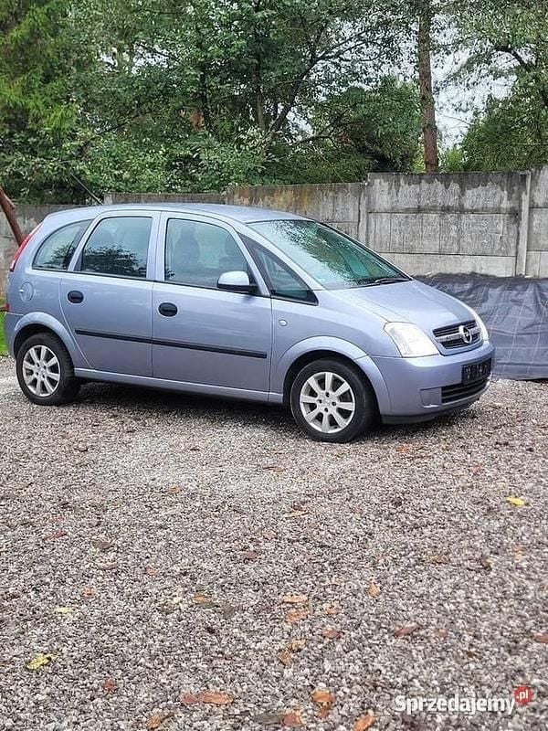 Szary Używany 2003 Opel Meriva Minivan | 4999 zł (Uczciwa cena) - Obraz 1/4