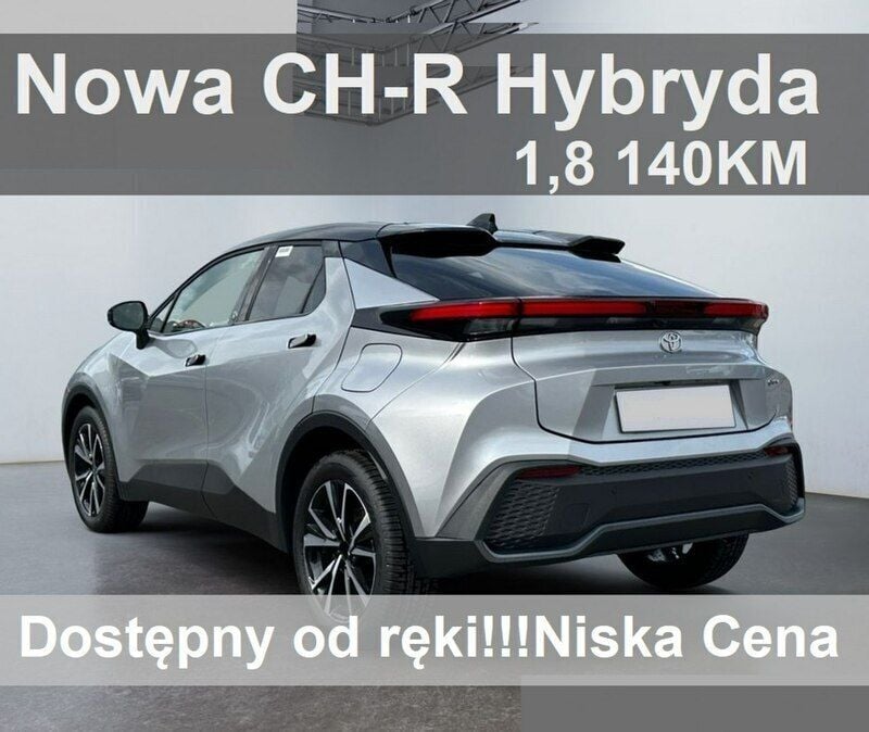 Srebrny Nowe 2024 Toyota C-HR Style SUV | 141 900 zł (Dość drogi) - Obraz 1/4