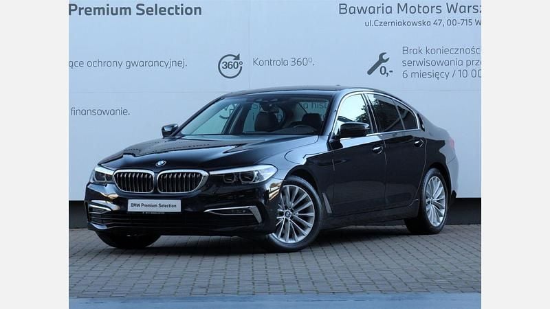 Black 2 Używany 2019 BMW 520 Luxury Line Sedan/Limuzyna | 114 900 zł (Dobra cena) - Obraz 1/3