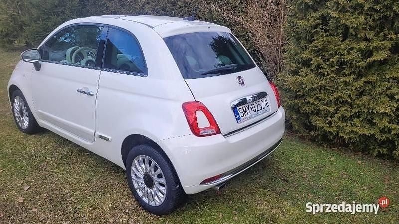 Biały Używany 2019 Fiat 500 Hatchback | 38 800 zł (Uczciwa cena) - Obraz 1/4