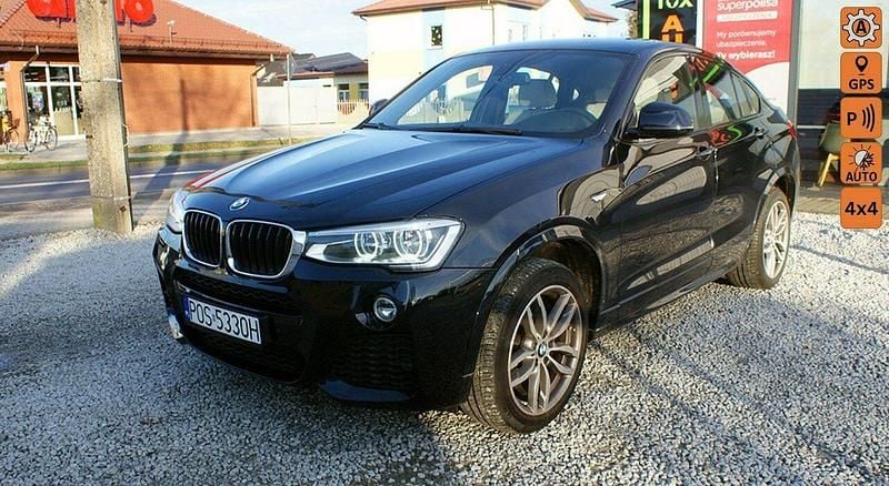 Czarny Używany 2016 BMW X4 SUV | 98 400 zł (Super Cena) - Obraz 1/4