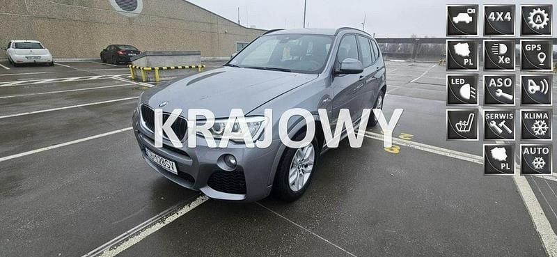 Niebieski Używany 2016 BMW X3 SUV | 82 000 zł (Super Cena) - Obraz 1/4