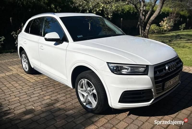 Biały Używany 2018 Audi Q5 SUV | 92 500 zł (Dobra cena) - Obraz 1/4