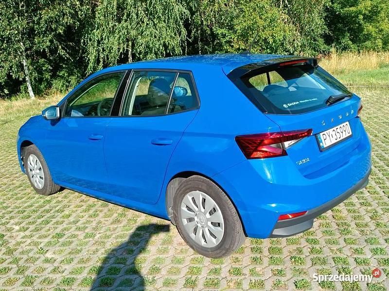 Niebieski Używany 2023 Skoda Fabia Active Hatchback | 47 999 zł (Dość drogi) - Obraz 1/4