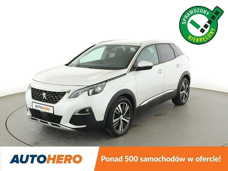 Biały Używany 2018 Peugeot 3008 SUV | 68 700 zł (Uczciwa cena) - Obraz 1/3