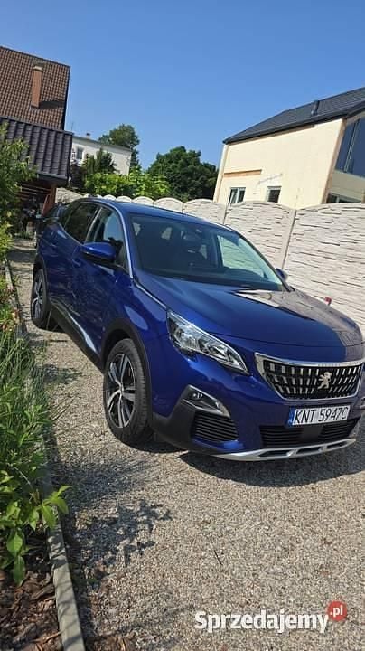 Niebieski Używany 2017 Peugeot 3008 SUV | 48 000 zł (Dobra cena) - Obraz 1/4