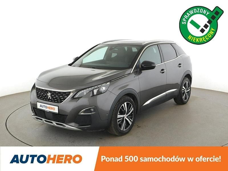 Szary Używany 2017 Peugeot 3008 SUV | 60 600 zł (Uczciwa cena) - Obraz 1/3