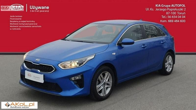Niebieski (metalik) Używany 2019 Kia Ceed 2 Sedan/Limuzyna | 62 900 zł - Obraz 1/1