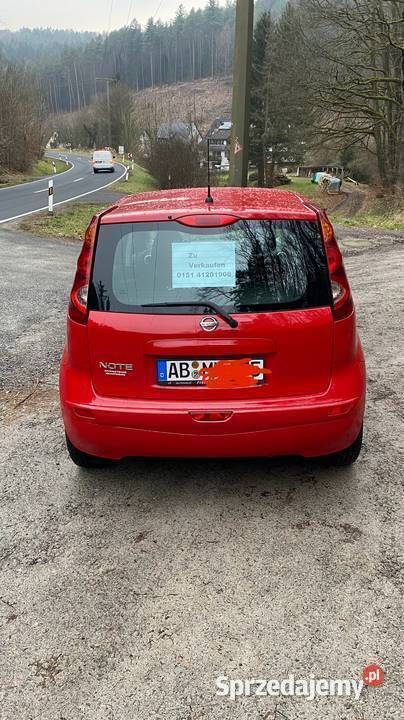 Czerwony Używany 2012 Nissan Note Minivan | 20 000 zł (Dobra cena) - Obraz 1/4