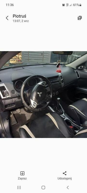 Używany Mitsubishi Outlander 2009 Czarny SUV