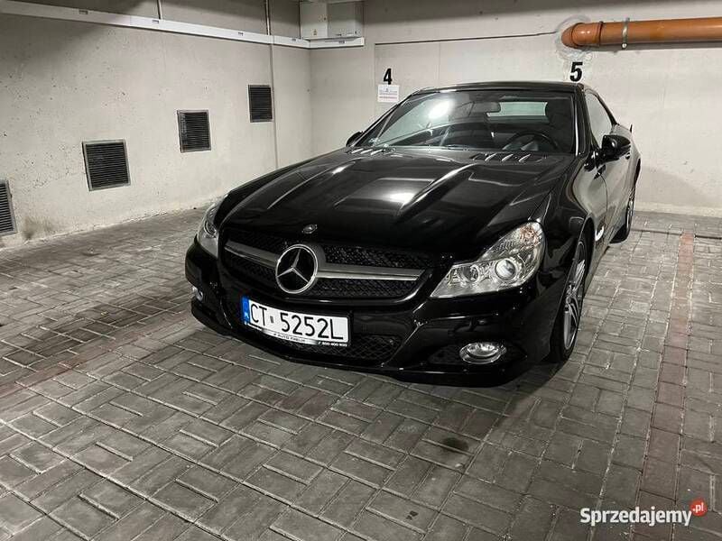 Czarny Używany 2007 Mercedes SL550 Kabriolet | 75 000 zł - Obraz 1/4