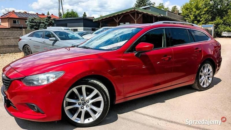 Czerwony (metalik) Używany 2013 Mazda 6 Kombi | 31 900 zł (Uczciwa cena) - Obraz 1/4