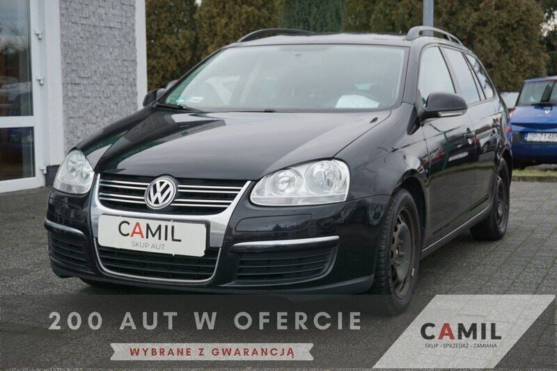 Czarny Używany 2009 VW Golf VI Kombi | 17 900 zł (Uczciwa cena) - Obraz 1/4