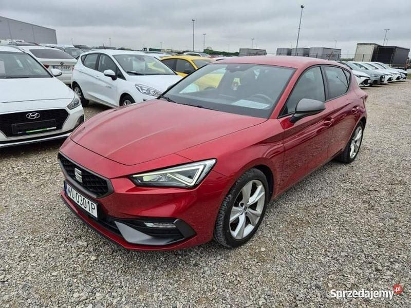 Czerwony Używany 2021 Seat Leon Hatchback | 51 660 zł (Super Cena) - Obraz 1/4