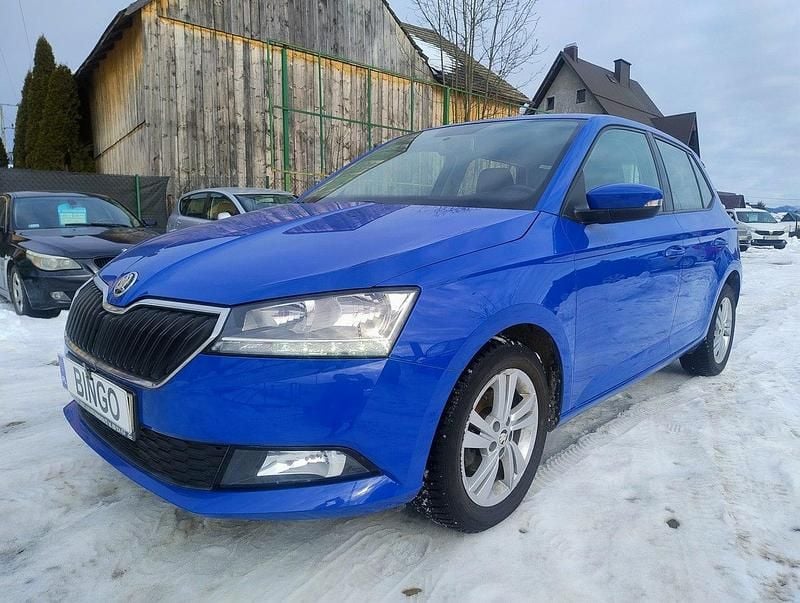 Używany Skoda Fabia 95 KM (69 kW) 2020 Niebieski Hatchback