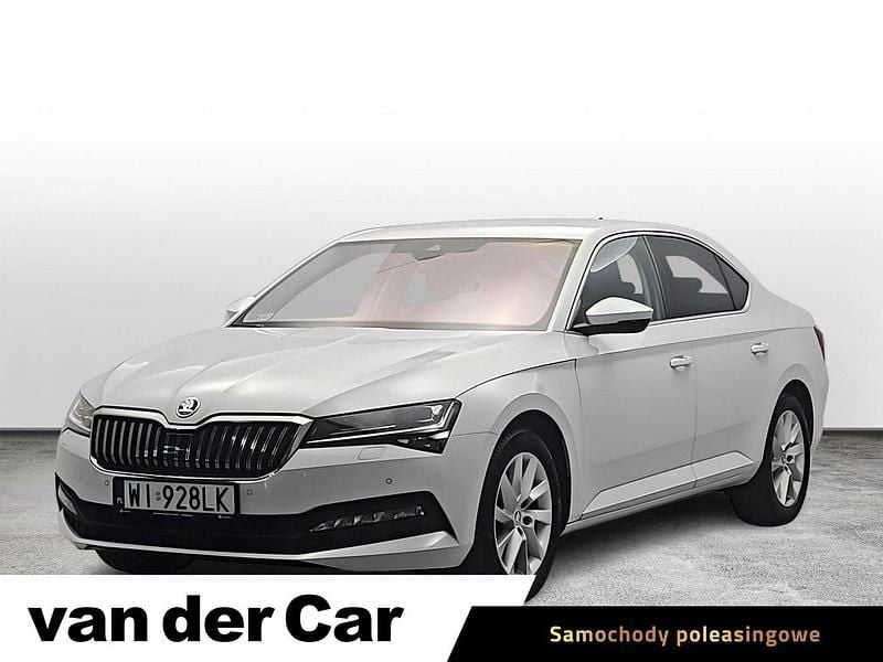 Biały Używany 2021 Skoda Superb Ambition Kombi | 84 900 zł (Uczciwa cena) - Obraz 1/4
