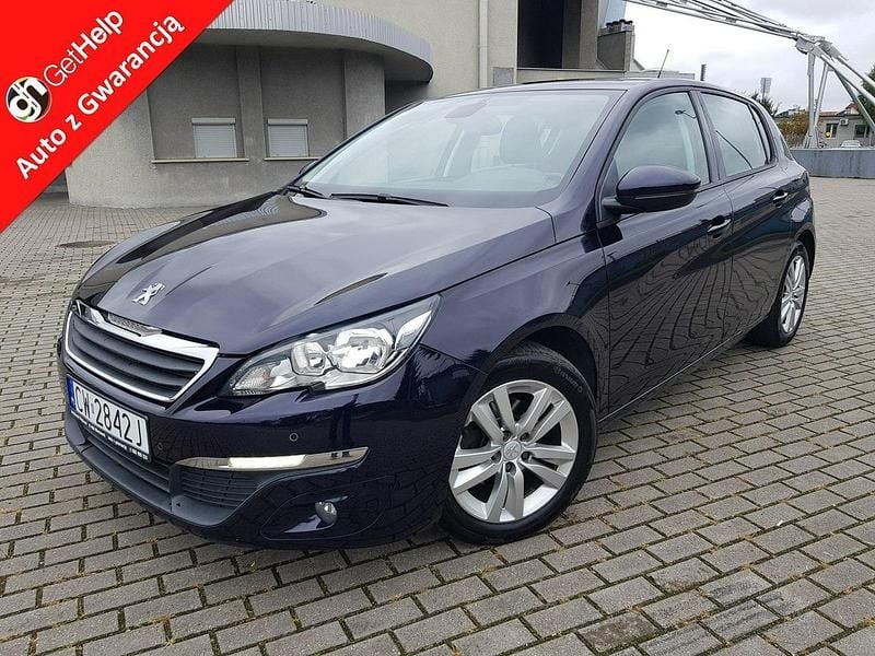 Granatowy Używany 2014 Peugeot 308 Hatchback | 25 900 zł (Super Cena) - Obraz 1/4