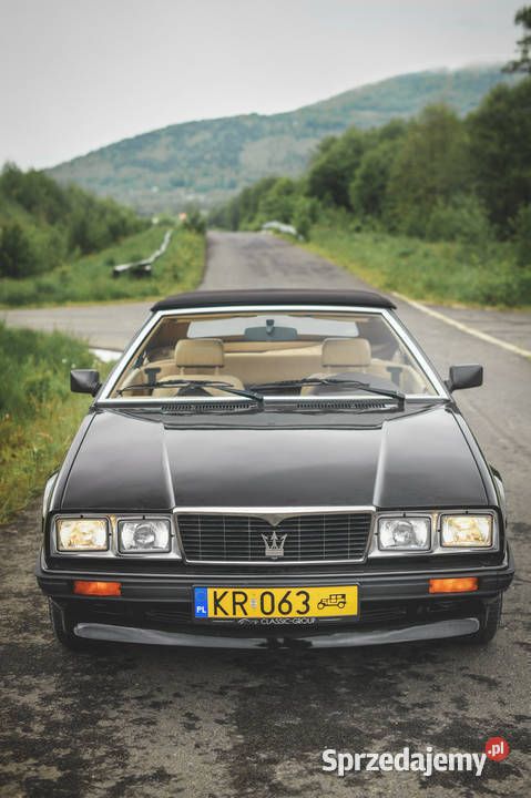 Używany Maserati Biturbo 1987 Czarny Kabriolet