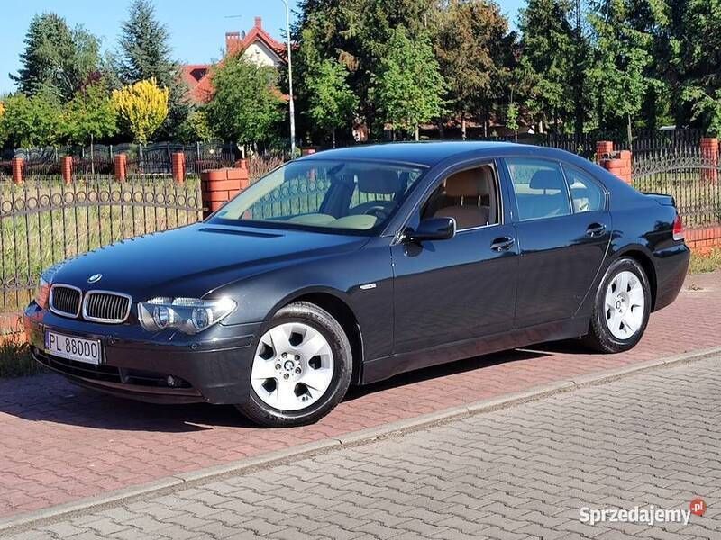 Czarny Używany 2003 BMW 740 Sedan/Limuzyna | 38 800 zł - Obraz 1/4