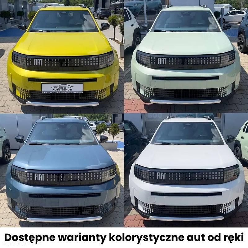 Nowe Fiat Grande Panda La Prima 83 kW (113 KM) 2025 Lakier metalizowany żółty limone Hatchback